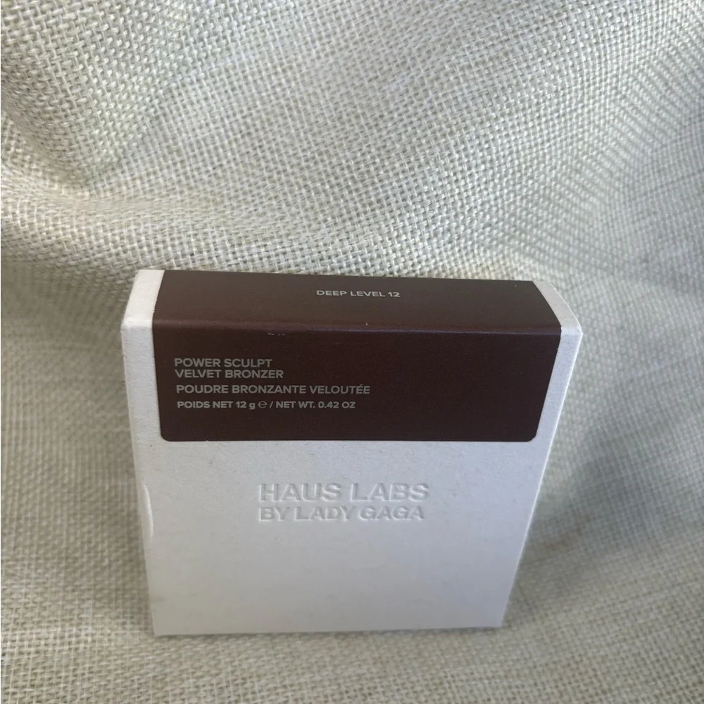 Haus Labs Power Sculpt Velvet Bronzer in Deep Level 12 Brand New In Box Sealed